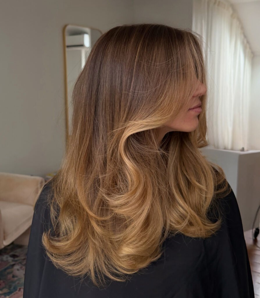 Client hair colour by Stephanie Whitaker
