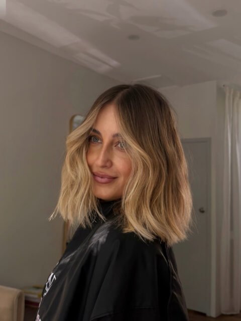 Brunette and balayage hair colour by Stephanie Whitaker